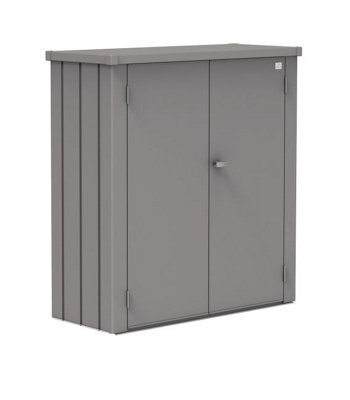 Biohort High Quality 4Ft X 2Ft Romeo Garden Patio Locker - Metallic Quartz Grey - image 1