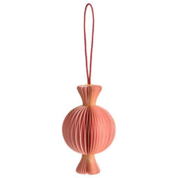 Beliani Set Of 16 Christmas Tree Ornaments Rauma Paper Multicolour - thumbnail 4