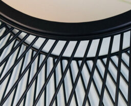 Aspect Furniture Juliet Round Accent Mirror,sunburst Design,black - thumbnail 5