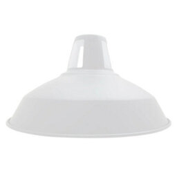 White Ceiling Light Shade, 30Cm Metal Lampshades For Ceiling Lights,easy Fit Pendant Lamp Shades For Table Lamps, Living Room