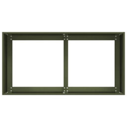 Berkfield Planter Olive Green 80X40X40 Cm Cold-Rolled Steel - thumbnail 5