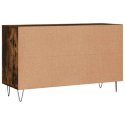 Berkfield Modern Sideboard Smoked Oak 100X36X60 Cm Engineered Wood - thumbnail 8
