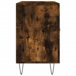 Berkfield Modern Sideboard Smoked Oak 100X36X60 Cm Engineered Wood - thumbnail 7