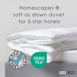 Homescapes Luxury Hotel Quality Super Microfibre All Seasons Single Size Duvet - thumbnail 2