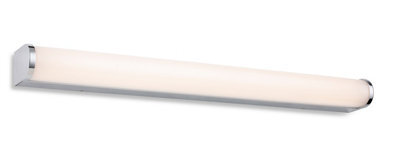 Luminosa Lighting Luminosa Bravo Bathroom Led Wall Light - 600mm Chrome With Opal Diffuser Ip44 - image 1