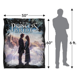 The Princess Bride Storybook Love Silky Supersoft Blanket Multicoloured (One Size) - thumbnail 5