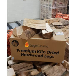 Fire Guru Kiln Dried Oak Firewood Logs Box 40Kg