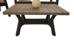 Signature Weave Polly 4 Seater Sofa Arm Chair Coffee Table Set Black Grey - thumbnail 2