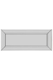 Mirroroutlet Langley All Glass Modern Bevelled Dress Mirror 120 X 50Cm - thumbnail 4