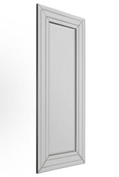 Mirroroutlet Langley All Glass Modern Bevelled Dress Mirror 120 X 50Cm - thumbnail 3