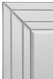 Mirroroutlet Langley All Glass Modern Bevelled Dress Mirror 120 X 50Cm - thumbnail 5