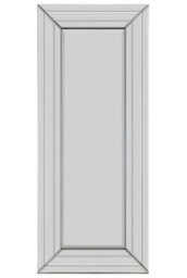 Mirroroutlet Langley All Glass Modern Bevelled Dress Mirror 120 X 50Cm - thumbnail 2