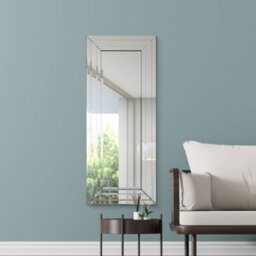 Mirroroutlet Langley All Glass Modern Bevelled Dress Mirror 120 X 50Cm - thumbnail 1