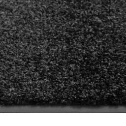 Berkfield Doormat Washable Black 90X150 Cm - thumbnail 4