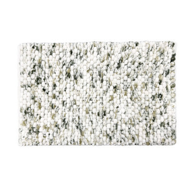 Allure Bath Fashions Marl Chunky Bobble Bath Mat Non Slip - Green - image 1