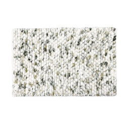 Allure Bath Fashions Marl Chunky Bobble Bath Mat Non Slip - Green