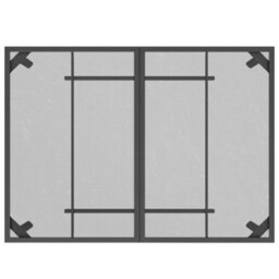Berkfield Garden Table Anthracite 110X80X72 Cm Steel Mesh - thumbnail 5