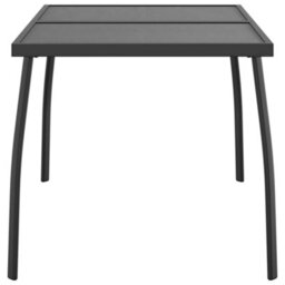 Berkfield Garden Table Anthracite 110X80X72 Cm Steel Mesh - thumbnail 4