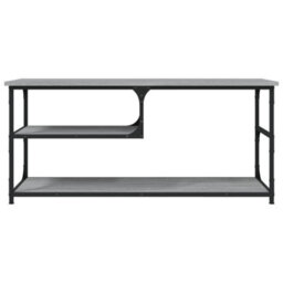 Berkfield Tv Cabinet Grey Sonoma 103X38X46.5 Cm Engineered Wood And Steel - thumbnail 5
