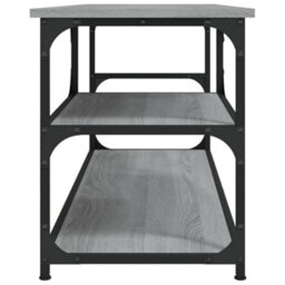 Berkfield Tv Cabinet Grey Sonoma 103X38X46.5 Cm Engineered Wood And Steel - thumbnail 6