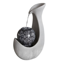 Outdoor Living UK Scarva Fountain Contemporary Water Feature With Cover