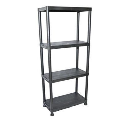 Kct 4 Tier Plastic Garage Shelving Shelves Home Shelf Storage Unit For Office, Shed, Workshops - image 1