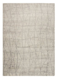Grey Luxurious Modern Wool Easy To Clean Geometric Handmade Dining Room Bedroom And Living Room Rug -168Cm X 226Cm - thumbnail 8