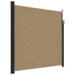 Walplus Retractable Side Awning Garden Sun Shade Canopy Gazebo For Back Door, Porch, Patio Taupe 200X600 Cm - thumbnail 2