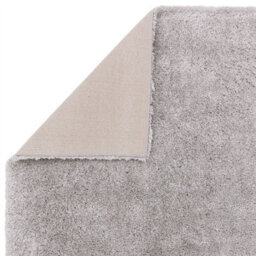 Light Grey Shaggy Plain Modern Jute Backing Rug For Living Room Bedroom And Dining Room-160Cm X 230Cm - thumbnail 3