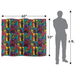 Universal Monsters Collage Blanket White (One Size) - thumbnail 5
