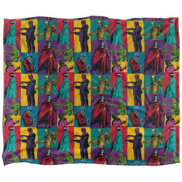 Universal Monsters Collage Blanket White (One Size) - thumbnail 2