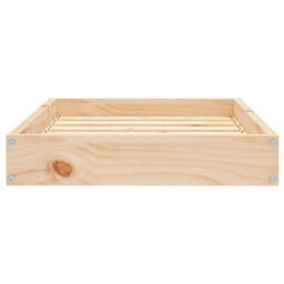 Berkfield Dog Bed 61.5X49X9 Cm Solid Wood Pine - thumbnail 4