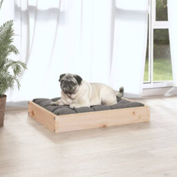 Berkfield Dog Bed 61.5X49X9 Cm Solid Wood Pine - thumbnail 5