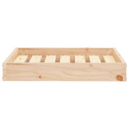 Berkfield Dog Bed 61.5X49X9 Cm Solid Wood Pine - thumbnail 3
