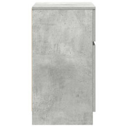 Berkfield Bedside Cabinet Concrete Grey 39X35X65 Cm Engineered Wood - thumbnail 7