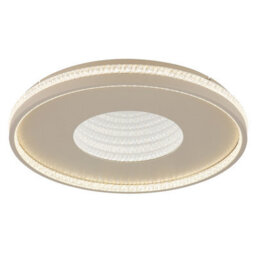 Luminosa Lighting Luminosa Shirley 50Cm Semi Flush Ceiling Light Matt Sand Led 2700/6500K - thumbnail 1