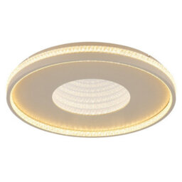 Luminosa Lighting Luminosa Shirley 50Cm Semi Flush Ceiling Light Matt Sand Led 2700/6500K - thumbnail 5