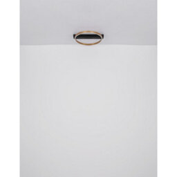 Luminosa Lighting Luminosa Luffy 90X40Cm Integrated Led Semi Flush Ceiling Light Matt Black Led 3000K - thumbnail 8