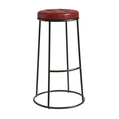 Ducat 75 - Black Metal Frame - Vintage Red Seat - image 1