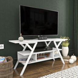 Decorotika Minerva Tv Stand Tv Unit For Tv's Up To 55 Inch White - thumbnail 3