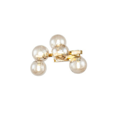 Luminosa Lighting Luminosa Dallas Wall Lamp Gold, 5 Light, G9 - image 1