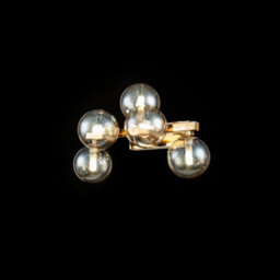 Luminosa Lighting Luminosa Dallas Wall Lamp Gold, 5 Light, G9 - thumbnail 2