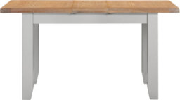 Seconique Windsor Extending Dining Table Pebble Grey With Real Oak Top - thumbnail 4