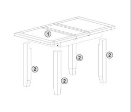 Seconique Windsor Extending Dining Table Pebble Grey With Real Oak Top - thumbnail 7