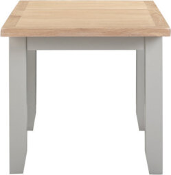 Seconique Windsor Extending Dining Table Pebble Grey With Real Oak Top - thumbnail 6