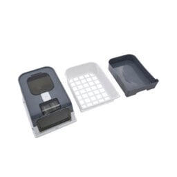 Living And Home Cat Litter Box Kitten Litter Tray Pet Loo With Uv Sterilization,scoop And Lid - thumbnail 5