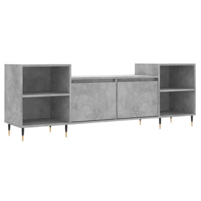 Berkfield Stylish Tv Cabinet Concrete Grey 160X35X55 Cm Engineered Wood