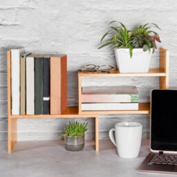 Multipurpose Desk Storage Organiser Bamboo - thumbnail 4