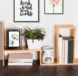 Multipurpose Desk Storage Organiser Bamboo - thumbnail 2