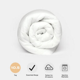 Ohs Essentials 10.5 Tog Duvet Quilt All Seasons Summer Winter - thumbnail 1